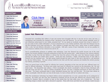 Tablet Screenshot of laserhairremoval.net