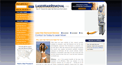 Desktop Screenshot of laserhairremoval.org