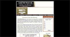 Desktop Screenshot of laserhairremoval.com
