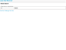 Tablet Screenshot of laserhairremoval.com